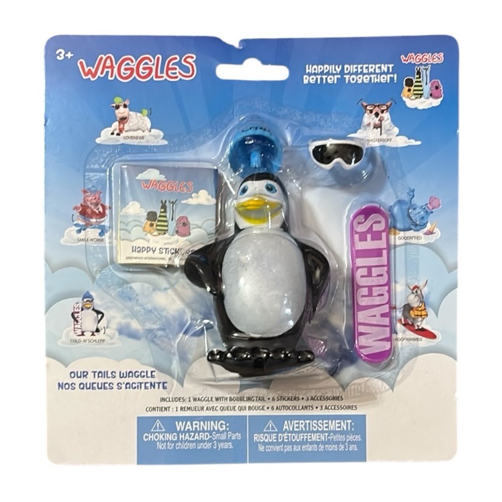WAGGLES Cold-n-Schlepp The Penguin Figure